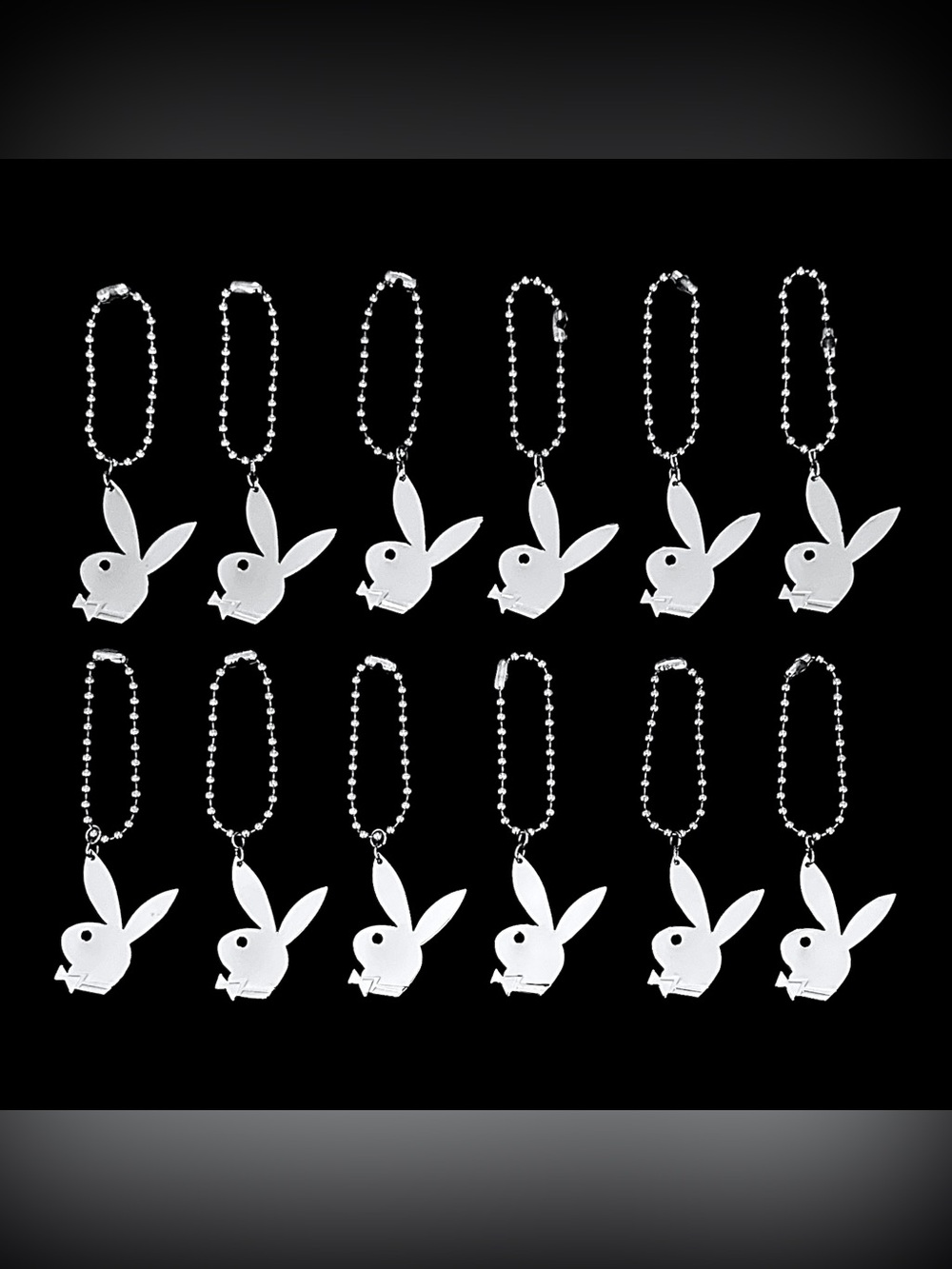 Playboy Shower Curtain Rings 🐰
